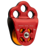 英國 DMM Triple Attachment Pulley 2 – Custom Text 三孔滑輪 紅色 PUL700RD-CL